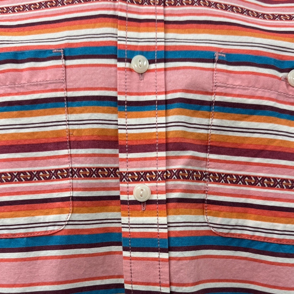 Pendleton Serape Surf Striped Multicolor Board Shirt Size Medium - Picture 5 of 10